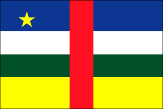 Central African Republic Polyester Flag