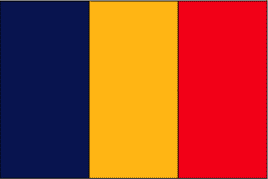 Chad Polyester Flag