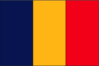Chad Polyester Flag