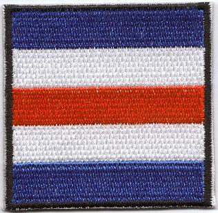 Charlie Nautical Signal Flag Patch