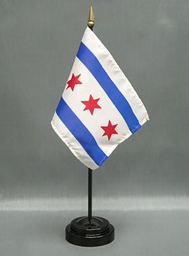 City of Chicago Miniature Flag