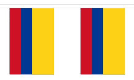 Colombia String Flag Bunting