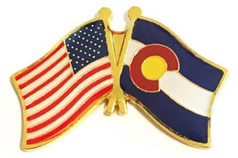 Colorado State Flag Lapel Pin - Double