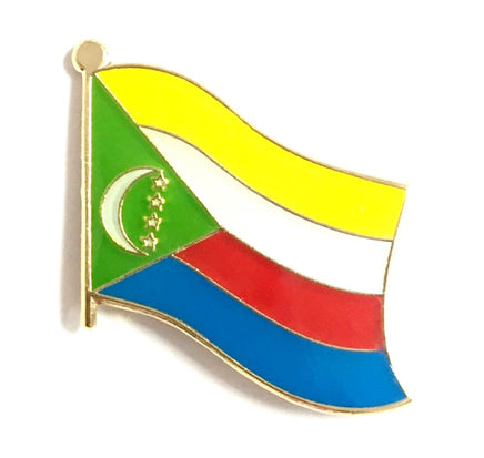 Comoros Flag Lapel Pins - Single