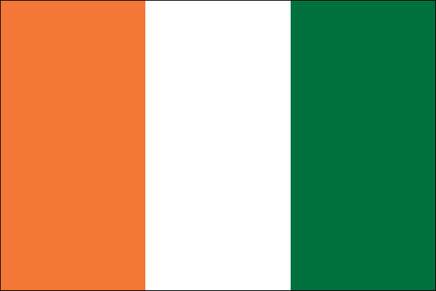 Cote D'Ivoire 3'x5' Nylon Flag
