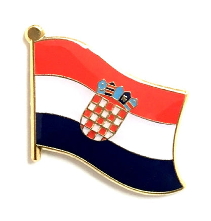 Croatian Flag Lapel Pins - Single
