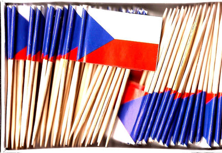 Czech Republic Toothpick Flags