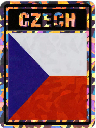 Czech Republic Reflective Decal