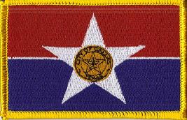 Dallas Texas Flag Patch