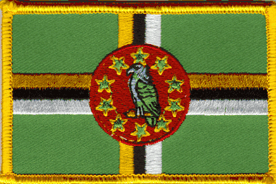Dominica Flag Patch