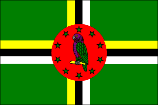 Dominica Polyester Flag