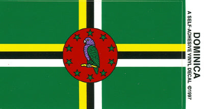 Dominica Vinyl Flag Decal