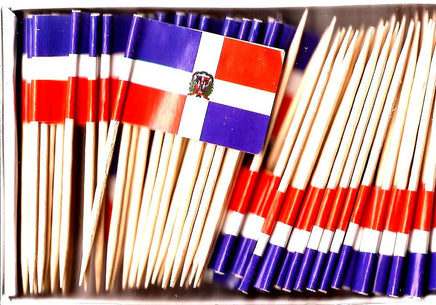 Dominican Republic Toothpick Flags