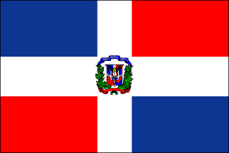 Dominican Republic Polyester Flag