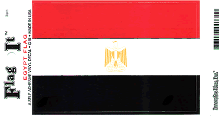 Egypt Vinyl Flag Decal