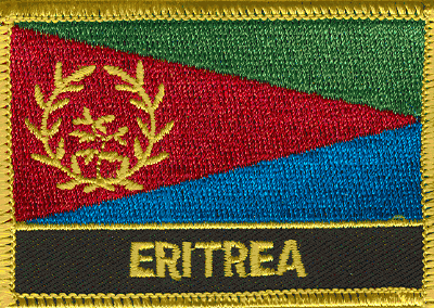 Eritrea Flag Patch - Wth Name