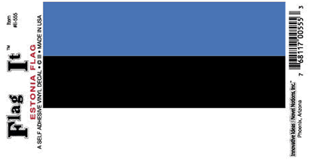 Estonia Vinyl Flag Decal