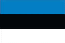 Estonian Polyester Flag