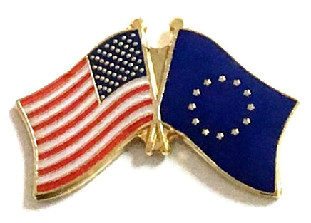European Union Friendship Flag Lapel Pins