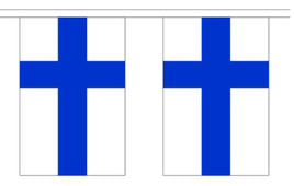 Finland String Flag Bunting