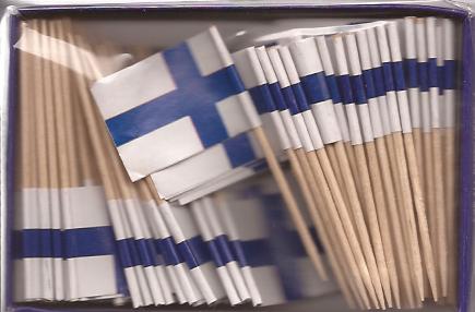 Finland Toothpick Flags