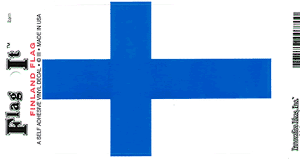 Finland Vinyl Flag Decal