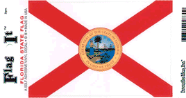 Florida State Vinyl Flag Decal
