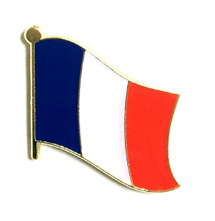 French Flag Lapel Pins - Single