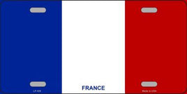 French Flag License Plate