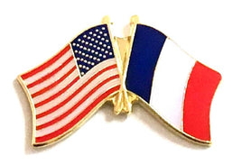 French Friendship Flag Lapel Pins
