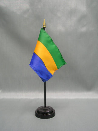 Gabon Deluxe Miniature Flag