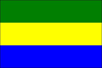 Gabon Polyester Flag