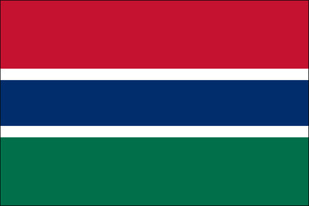 Gambia 3'x5' Nylon Flag