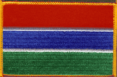 Gambia Flag Patch