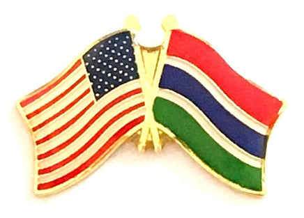 Gambia Friendship Flag Lapel Pins