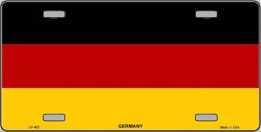 Germany Flag License Plate