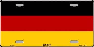 Germany Flag License Plate