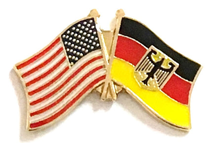 Germany w/Eagle Friendship Flag Lapel Pins
