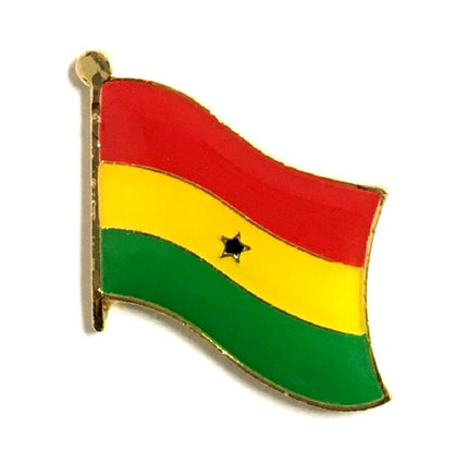 Ghana Flag Lapel Pins - Single