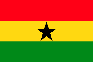 Ghana Polyester Flag