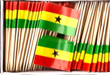 Ghana Toothpick Flags