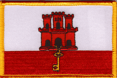 Gibraltar Flag Patch