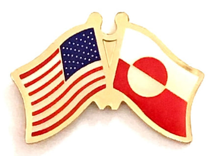 Greenland Friendship Flag Lapel Pins