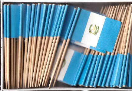 Guatemala Toothpick Flags
