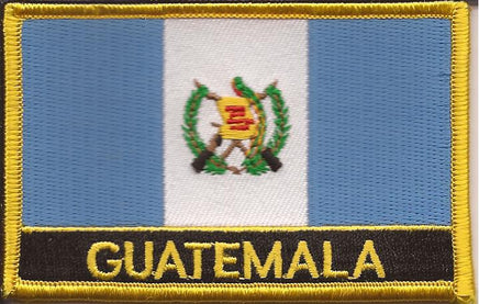 Guatemala Flag Patch - Wth Name