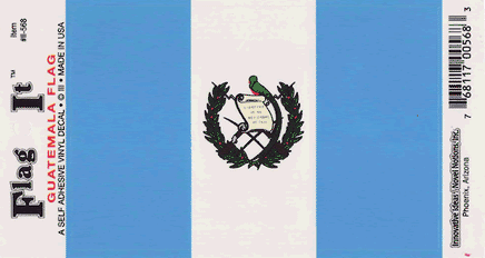 Guatemala Vinyl Flag Decal