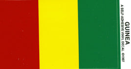 Guinea Vinyl Flag Decal