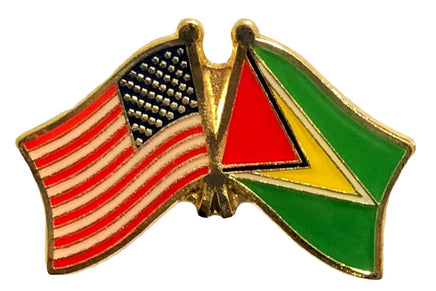 Guyana Friendship Flag Lapel Pins
