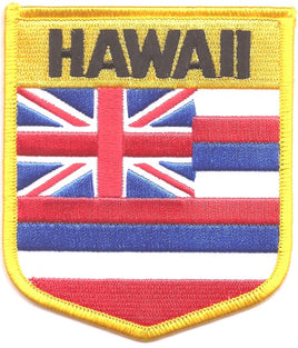 Hawaii State Flag Patch - Shield
