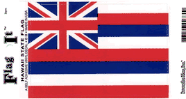 Hawaii State Vinyl Flag Decal